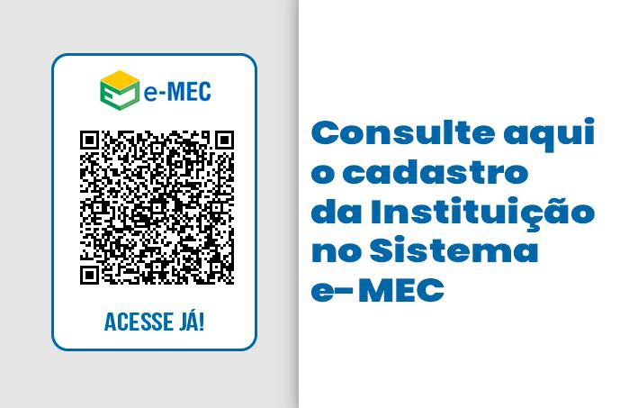 Consulte o cadastro da instituição no sistema e-MEC